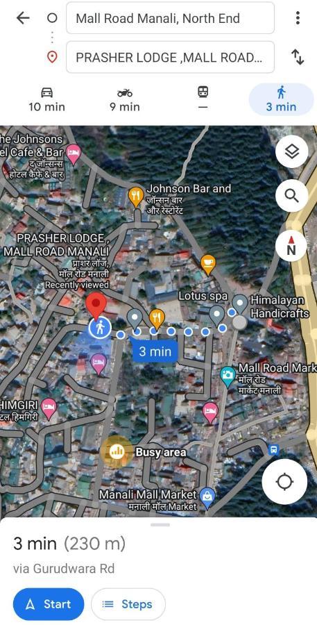 The Prasher Lodge Mall Road Manali Εξωτερικό φωτογραφία